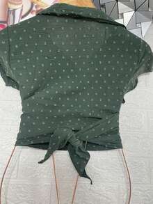 Women Tops - xanh quân đội - Xem 2