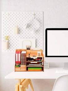 Bluelander organizador de escritorio - Café integral - Ver 6