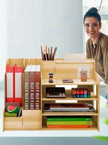 Bluelander organizador de escritorio - Café integral - Ver 8