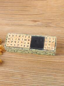 40 Pieces In 1 Box Alphabet Stamps Alphabet Stamp Set With Alphanumeric Symbols For Journaling Wooden Alphabet Stamp Set, Uppercase And Lowercase Letters For Scrapbooking, Diary And Envelope Seals, Wooden Letters For Crafts Scrapbook Stamps School Supplies School Supplies For School Office Supplies School Stuff Office Supplies For Desk Office Supplies Office Desk Supplies Back To School,Back To School,School Supplies