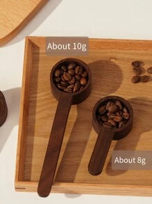 1 件/2 件咖啡量匙、咖啡用具勺、咖啡豆和粉末测量工具、家庭厨房量匙学校用品、圣诞礼物 - 咖啡棕 - 查看 8