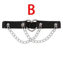 1 Pc PU Leather Leg Ring Elasticity Carnival Punk Thigh Ring Body Chain Halloween Valentine's Day Valentines