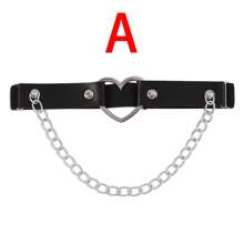 1 Pc PU Leather Leg Ring Elasticity Carnival Punk Thigh Ring Body Chain Halloween Valentine's Day Valentines