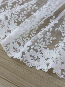 (1 Yard/Pack) 30cm Wide Lace Trim For Lingerie, Clothing And Wedding Decoration, DIY Crafts