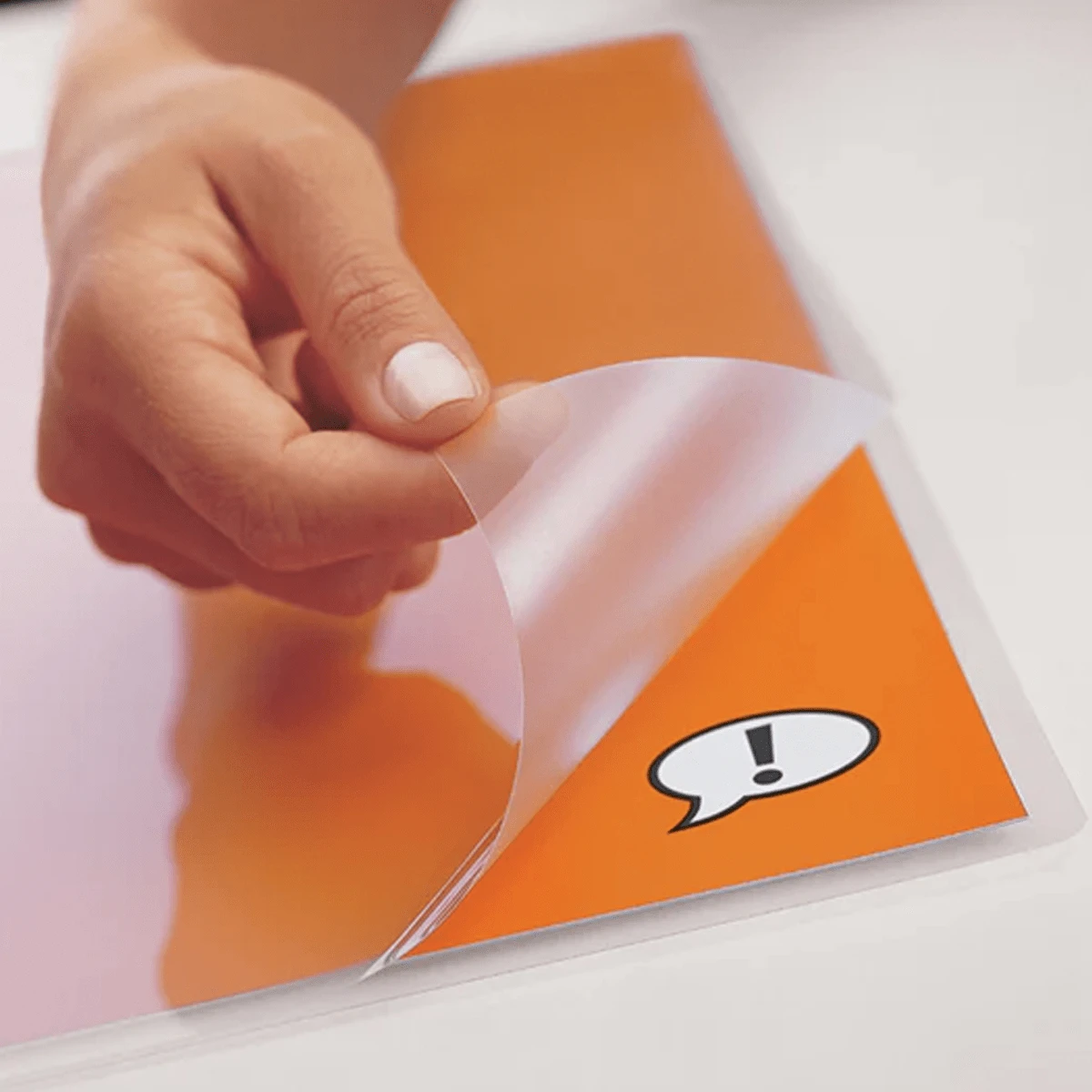 MICA TERMICA TAMAÑO CARTA PAQUETE DE 5 PIEZAS - transparente - Ver 1