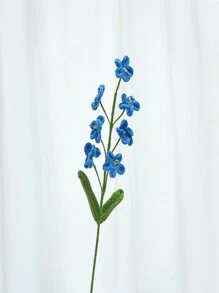 Finished Hand-Knitted Forget-Me-Nots Eternal Flower Bouquet, Artificial Flowers, Creative Gift For Lovers - Multicolor - View 5