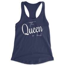 The Queen Is Back Celebration Racerback Tank Top For Women - 查看 3