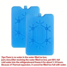 1/2/4 piezas Paquetes de hielo reutilizables para la caja de almuerzo - Almohadillas de enfriamiento ultrafinas, duraderas y reutilizables - Perfectas para cajas de almuerzo aisladas, almacenamiento de leche materna y mantener la comida fresca durante horas