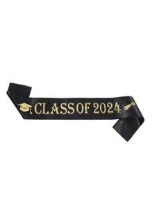 Class Of 2024 Sash Finally Graduated Cheerleader Senior 2024 Sashes For Graduation Party Supplies Decorations - Multicolor - View 7