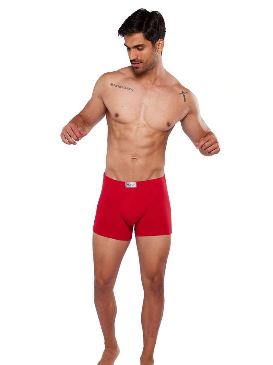 Men Trunks - Red - View 1