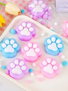 1pc Plush Cat Paw Squishy Toy, Large TPR Soft Pressure-Reducing Plush Slow Rebound Decompression Artifact - Multicolor - View 6