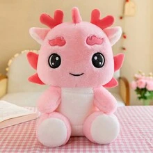 (2pc)Cute Stuffed Animal Dragon Doll Mascot Plush Doll Cute Soft Dragon Toy Plush Toys And Gifts - The Perfect Gift - Pink - View 5