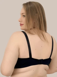 Sutiã Com Bojo Soft Plus Size Reforçado Sem Aro Beatriz. - Preto - Visão 2