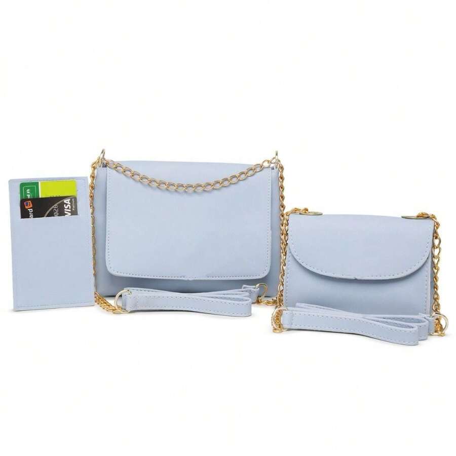 Women Shoulder Bags - 淺藍色 - 查看 1