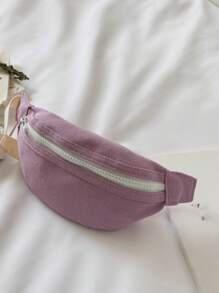 Bolso de cintura para niños, nuevo bolso simple y versátil para el pecho para uso casual y deportivo de niños y niñas, verano