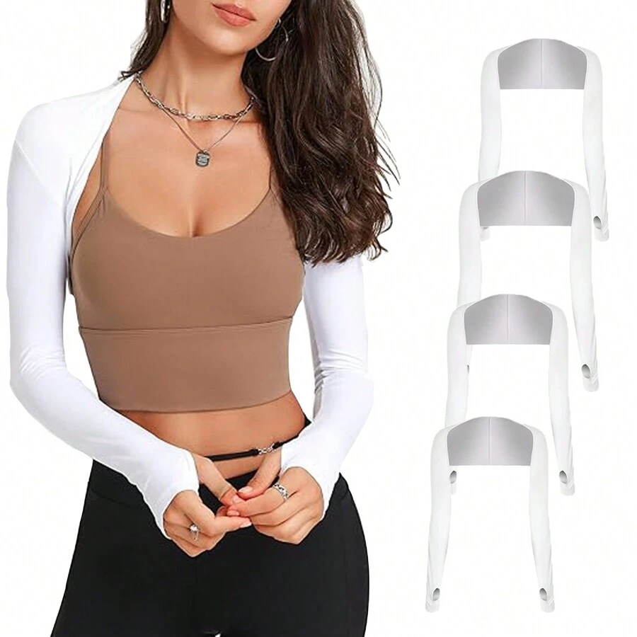 SHIXIONG Women Other Gloves - 白色 - 查看 1