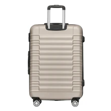 20-Zoll Handgepäck mit Doppelrollen, Business Reisekoffer mit erweiterbarem Platz, Hartschale aus ABS, Bordtasche, Koffer, Reisegepäck, Reisetasche für Schule, Schul-Accessoires und Schulsachen