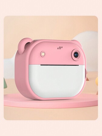 Reletech Sofortbildkamera im Mini-Format, Zero Ink Kamera mit Druckpapier, 1080P Selfie Video-Digitalkamera mit 2,4-Zoll-IPS-Bildschirm, Geburtstags- und Weihnachts-Lernkamera