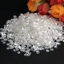 10g Crystal Sequin Paillettes 3mm 4mm 5mm 6mm Pvc Round Flat Cup Sequins For Jewelry Hairband Sewing Wedding Craft DIY Accessories