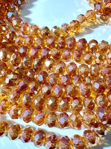 4 6 8mm Wine Red Crystal Beads Rondelle Glass Beads Loose Spacer Beads For Jewelry Making DIY Bracelet Accessories - Burgundy - View 6