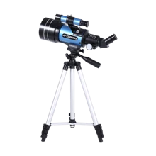 AFTERWAVE F30070 High-Definition astronomiskt teleskop med hög förstoring med 70 mm flerskiktsbeläggning med stor bländare, upp till 150x förstoring, perfekt för astronomientusiaster, perfekt för stjärnskådning och gåva för månskådning - Blå - Visa 6