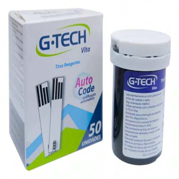 TIRAS REAGENTES PARA GLICEMIA DIABETES - VITA LITE - G TECH