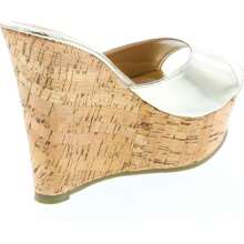Womens Open Back Tall Wedge  Sandal - 金色 - 查看 6