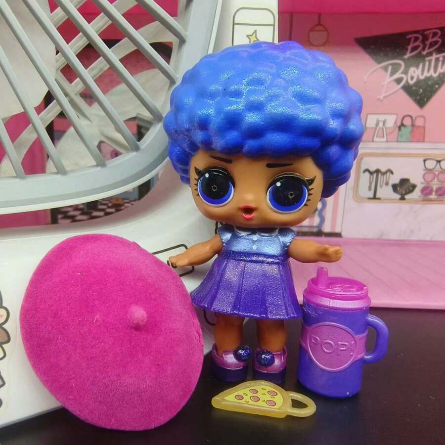 LOL SURPRISE LOL驚喜娃娃帽子稀有DIY手工製作娃娃節日禮物高8CM材料PVC - LWW0001A435 - 查看 1