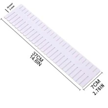 Separador Largo Divisor de almacenamiento de cajón de combinación libre Divisor de almacenamiento de cajones 4 Pzs - Rosa - Ver 6