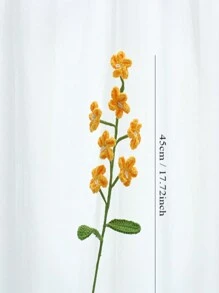 Finished Hand-Knitted Forget-Me-Nots Eternal Flower Bouquet, Artificial Flowers, Creative Gift For Lovers - Multicolor - View 8