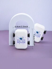 1 pieza Juguete de sellado de calculadora matemática enviada al azar para práctica de suma y resta - Multicolor - Ver 11