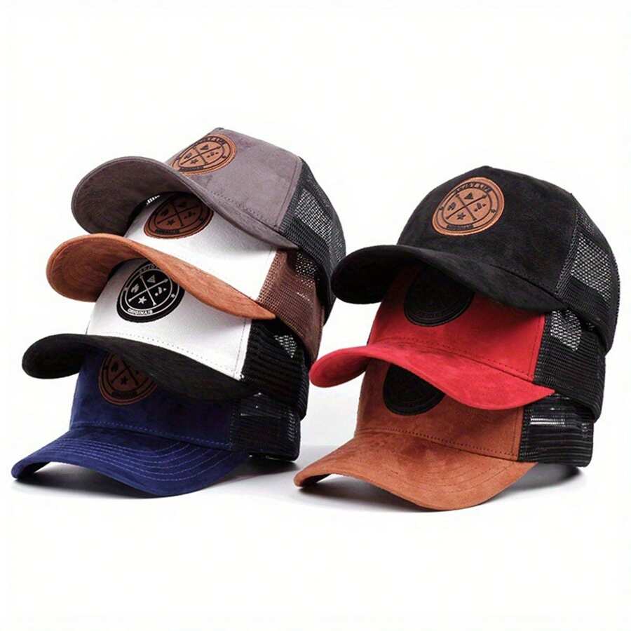 Firtink 2 pezzi visiera cappello sportivo visiera da sole donna coda di cavallo berretto da baseball vuoto top cappello da sole regolabile lavato solido cappello per golf, Nero , Taglia unica