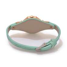 1pc Women's Fashion Minimalist Elegant Octagonal Case Leather Band Quartz Wrist Watch