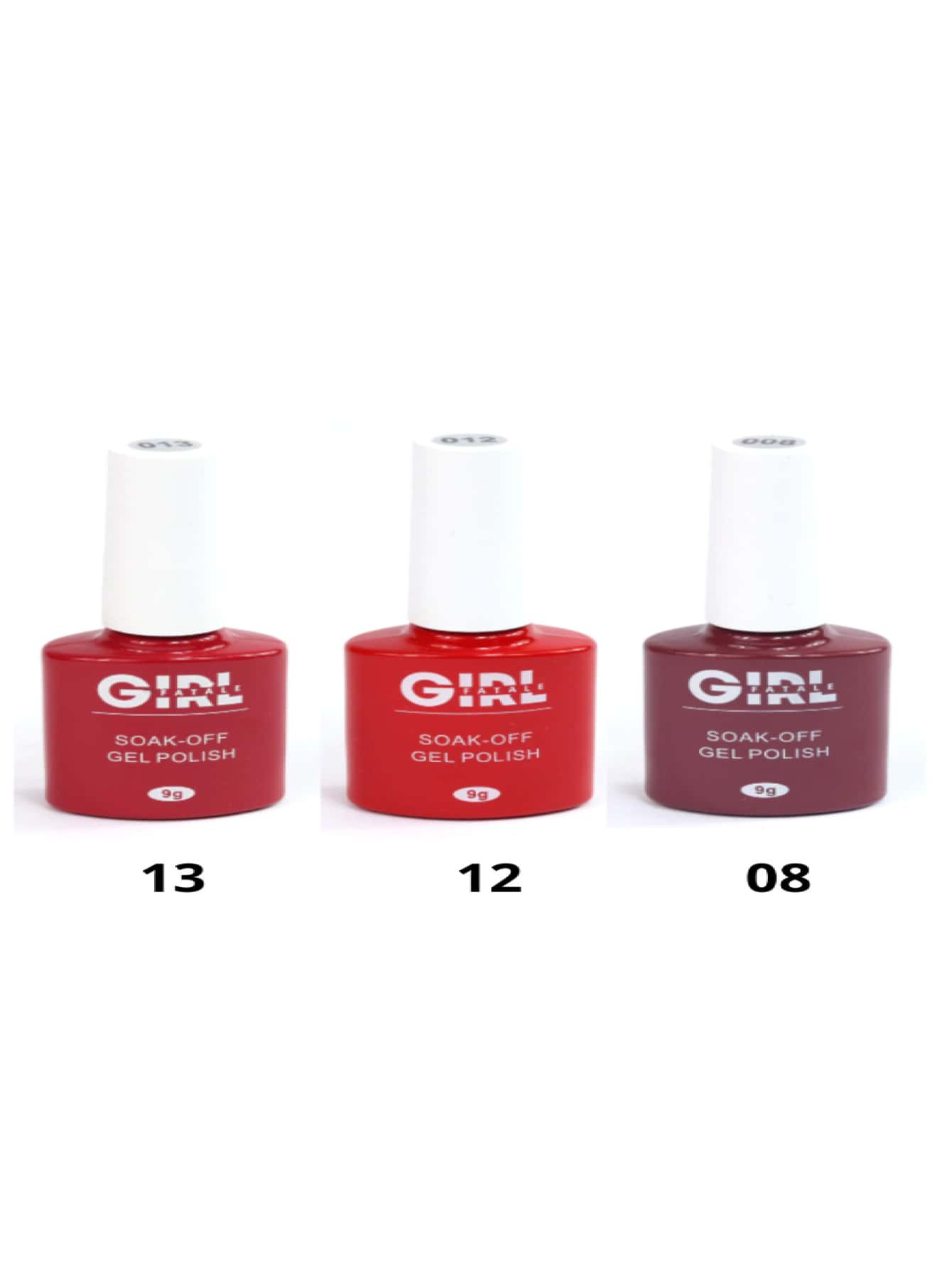 Gel Nail Polish - 紅色 - 查看 1