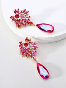 1 đôi Đúng mốt Sáng bóng Đầy màu sắc Ly Thanh lịch Của phụ nữ Hoa tai Đối với Bữa tiệc ngày lễ & Sang trọng Phụ kiện trang sức - Nhiều màu - Xem 17