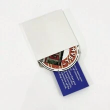 1pc Desktop Wooden Travel Souvenir Card Display Stand, With Blank Card, For Gift To Friends Or Couple Birthday Gifts Graduation