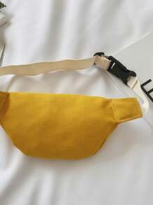 Bolso de cintura para niños, nuevo bolso simple y versátil para el pecho para uso casual y deportivo de niños y niñas, verano