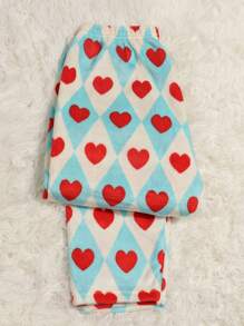 Pantalones de Pijama de Vellón de Tela Polar con Estampado para Mujer al por Mayor (Colores Enviados al Azar) - Multicolor - Ver 10