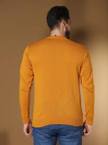 Men Sweaters - Camel - View 2