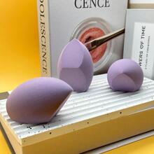 1 pezzo Spugna per make-up di moda di colore viola gigante, Enorme spugnetta per il trucco, Materiale assorbente dell'acqua, Si espande quando è bagnata, Applicazione rapida del trucco, Morbida e delicata sulla pelle, Adatta per fondotinta, Riutilizzabile e senza residui, Alta densità e rimbalzo, Strumento per il trucco preferito