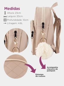 Women Bag Sets - 米色 - 查看 5