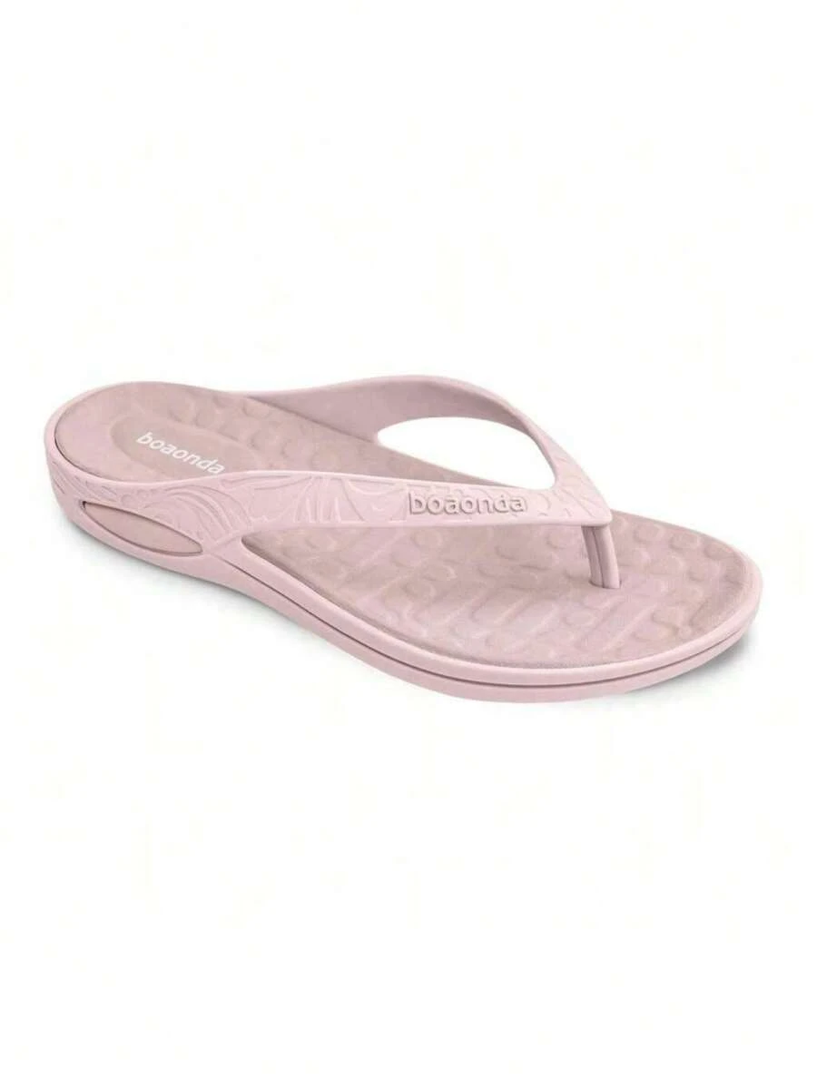 Women Flat Sandals - 乾枯玫瑰色 - 查看 1