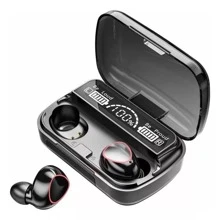 M10 Wireless Bluetooth Stereo Headphones With LED Case - 黑色 - 查看 1