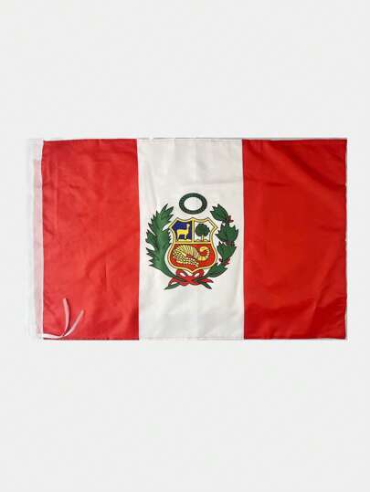 Peru National Flag, 5th Size, 60*90cm, Single-Sided