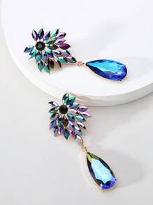 1 đôi Đúng mốt Sáng bóng Đầy màu sắc Ly Thanh lịch Của phụ nữ Hoa tai Đối với Bữa tiệc ngày lễ & Sang trọng Phụ kiện trang sức - Nhiều màu - Xem 10