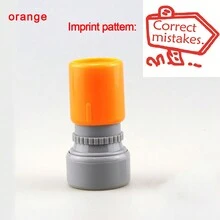 英文評語印章學生教學工具鼓勵封印英文感光章節評論獎勵兒童 - 橘色 - 查看 10