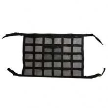 Organizador portátil para techo de coche con red de almacenamiento, bolsa de red interior de techo para carga y almacenamiento de objetos pequeños en el maletero del coche o SUV - Negro - Ver 6