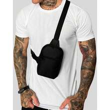 Men Waist Bags - 紅色 - 查看 4