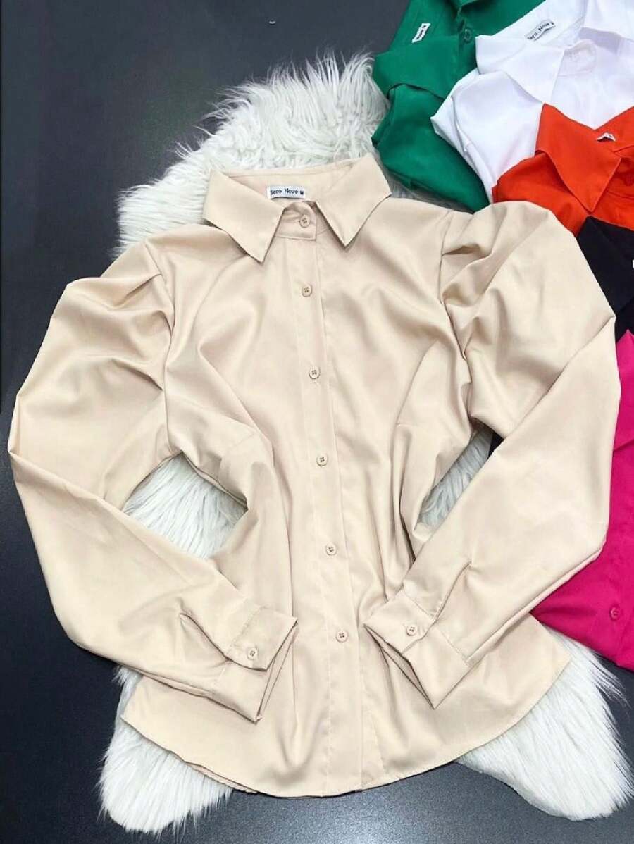 Women Tops - Màu be - Xem 1