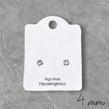 Women Stud Earrings - 4毫米 - 查看 1